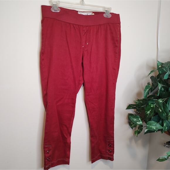 Aventura Organic Cotton Capri Pants Size 8 - Picture 1 of 11